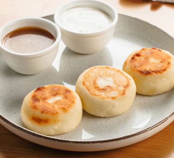 Сырники с солёной карамелью
